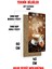 Mdf Dikdörtgen Duvar Saati – 30X60 cm Kahve ve Kalp Figürlü Uv Baskı – USD010 5