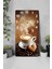 Mdf Dikdörtgen Duvar Saati – 30X60 cm Kahve ve Kalp Figürlü Uv Baskı – USD010 6