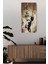 Sevimli Siyah Beyaz Kedi Desenli Mdf Dikdörtgen Duvar Saati – 30X60 cm Uv Baskı – USD058 2