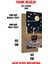 Mdf Dikdörtgen Duvar Saati – 30X60 cm Kâbe ve Gece Manzaralı Uv Baskı – USD006 5