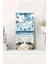 Mdf Dikdörtgen Duvar Saati – 30X60 cm Plaj ve Deniz Manzaralı Uv Baskı – USD012 1