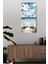 Mdf Dikdörtgen Duvar Saati – 30X60 cm Plaj ve Deniz Manzaralı Uv Baskı – USD012 2