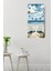 Mdf Dikdörtgen Duvar Saati – 30X60 cm Plaj ve Deniz Manzaralı Uv Baskı – USD012 7