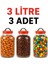 3 Litrelik Cam Kavanoz ( Kampanya 3 Adet) 3