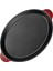 Döküm Oval Fajita Tabağı Döküm Demir Yekpare Çift Kulplu Ölçü 18X24CM.-BORDO 3