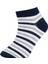 Erkek Çocuk 5'li Pamuklu Çizgili Patik Çorap 8
