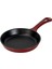 Döküm Yuvarlak Kızartma Tavası Yekpare Saplı. ÇAP(Ø)16CM.-BORDO 2