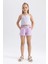 Kız Çocuk Crop Askılı Atlet X5062A622SM 10