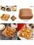 Büyük Boy Air Fryer Fritöz Pişirme Kağıdı 50 Adet 6