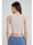 Fitted Halter Yaka Fitilli Kaşkorse Basic Düz Atlet U0357AZ23SM 10
