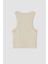 Fitted Halter Yaka Fitilli Kaşkorse Basic Düz Atlet U0357AZ23SM 13