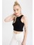 Fitted Halter Yaka Fitilli Kaşkorse Basic Düz Atlet U0357AZ23SM 15