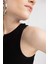 Fitted Halter Yaka Fitilli Kaşkorse Basic Düz Atlet U0357AZ23SM 17