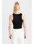 Fitted Halter Yaka Fitilli Kaşkorse Basic Düz Atlet U0357AZ23SM 18