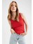 Slim Fit Dar Kesim U Yaka Basic Düz Atlet I1059AZ23SM 8
