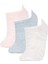 Kadın 3'lü Pamuklu Sneaker Çorap Z7568AZNS 6