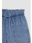 Kız Çocuk Relax Fit Jean Şort 12
