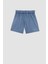 Kız Çocuk Relax Fit Jean Şort 13