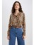 Regular Fit Uzun Kollu Leopar Desenli Gömlek I8266AZ23SP 9