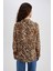 Regular Fit Uzun Kollu Leopar Desenli Gömlek I8266AZ23SP 12