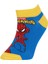 Erkek Çocuk Marvel Spiderman 3'lü Pamuklu Patik Çorap Z9028A6NS 7