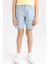 Erkek Çocuk Jean Basic Düz Şort Z1733A623SM 8