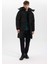 Su İtici Regular Fit Kapüşonlu Fermuarlı Cepli Şişme Mont Parka A2849AX23WN 6
