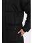 Su İtici Regular Fit Kapüşonlu Fermuarlı Cepli Şişme Mont Parka A2849AX23WN 11