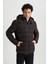 Su İtici Slim Fit Dar Kesim Astarlı Kapüşonlu Fermuarlı Cepli Dolgulu Mont R0216AZ23AU 15