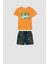 Erkek Çocuk Marvel Comics Kısa Kollu Tişört Deniz Şort 2'li Takım A0714A823HS 13