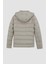 Rüzgar Geçirmez Şişme Mont Slim Fit Kapüşonlu Suni Kürk Astarlı Fermuarlı R0216AZ23AU 18
