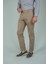 Bej Pamuklu Chino Pilesiz Erkek Pantolon PNS24K24001_07 1