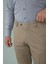 Bej Pamuklu Chino Pilesiz Erkek Pantolon PNS24K24001_07 3