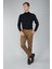 Haki Pamuklu Chino Pilesiz Erkek Pantolon PNS24K24001_D49 4