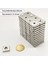 Havşa Delikli Neodyum Mıknatıs 20X20X5MM -Havşa 10.5 - Delik-2mm 1