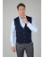 Lacivert Düz Triko Yün Erkek Yelek TRYL24K24203_D39 1
