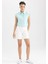 Coool Crop Çizgili Poplin Kolsuz %100 Pamuk Gömlek A6862AX23SM 10