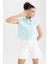Coool Crop Çizgili Poplin Kolsuz %100 Pamuk Gömlek A6862AX23SM 13