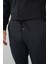 Siyah Jagger Lastikli Polyamid Polyester Erkek Pantolon PNS24K24006_D99 4