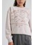 Kız Çocuk Bisiklet Yaka Baskılı Sweatshirt A6163A823AU 11
