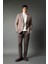 Modern Fit Ceket Yaka Desenli Düğmeli Astarlı Blazer Ceket B0070AX23WN 12