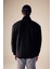 Comfort Regular Fit Rahat Kalıp Fermuarlı Dik Yaka Basic Düz Sweatshirt X7405AZ23AU 15