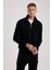Comfort Regular Fit Rahat Kalıp Fermuarlı Dik Yaka Basic Düz Sweatshirt X7405AZ23AU 16