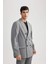 Ceket Yaka Astarlı Düğmeli Blazer Ceket B0056AX23WN 12