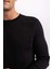 Regular Fit Bisiklet Yaka Kalın Basic Düz Sweatshirt T3777AZ23AU 16