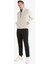 Slim Fit Dar Kesim Dik Yaka Astarlı Fermuarlı Cepli Mevsimlik Baharlık Süet Yelek F0246AX25AU 2