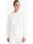Relax Fit Kapüşonlu Basic Düz Kalın Sweatshirt D9935AX25WN 3
