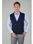 Lacivert Kruvaze Yün Erkek Yelek TRYL24K24202_D39 1