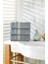 Neşe Home Lyric 3’lü Gri El & Yüz Havlu Seti 50x100 – %100 Pamuklu, Yumuşak ve Emici 1