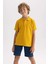 Erkek Çocuk Sarı Regular Fit Polo Yaka Basic Pike %100 Pamuk Kısa Kollu Polo Tişört B0668A8NS 9